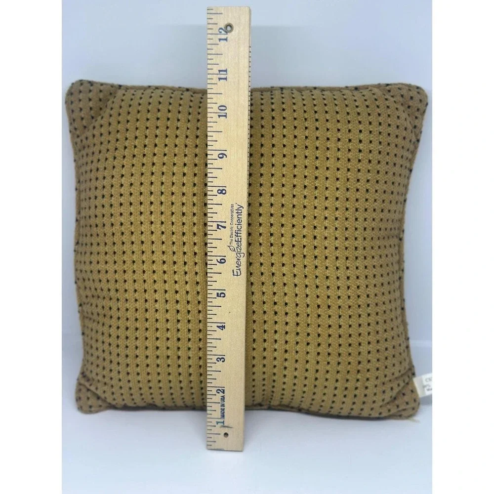 Centrum Needlepoint Cheetah Pillow Tan Animal Print Safari Jungle Decor Square